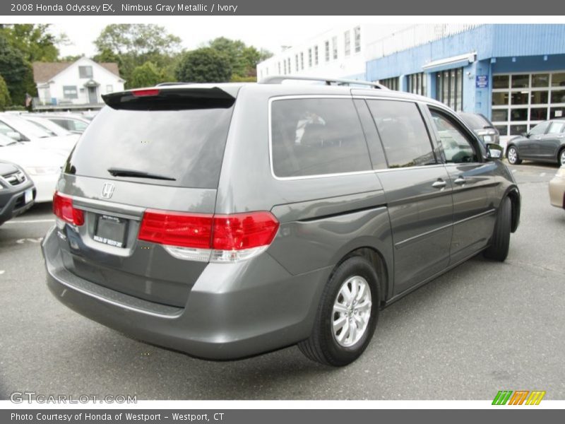 Nimbus Gray Metallic / Ivory 2008 Honda Odyssey EX