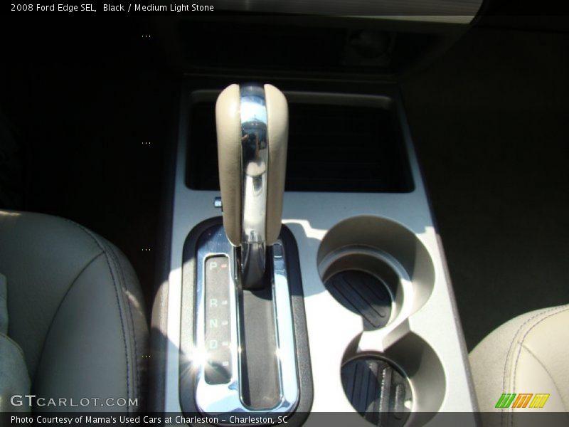 Black / Medium Light Stone 2008 Ford Edge SEL