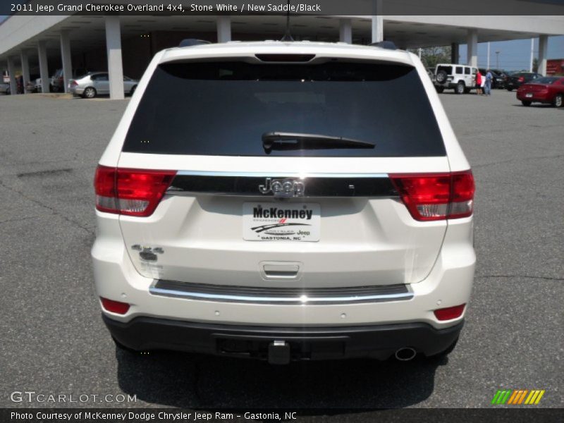 Stone White / New Saddle/Black 2011 Jeep Grand Cherokee Overland 4x4