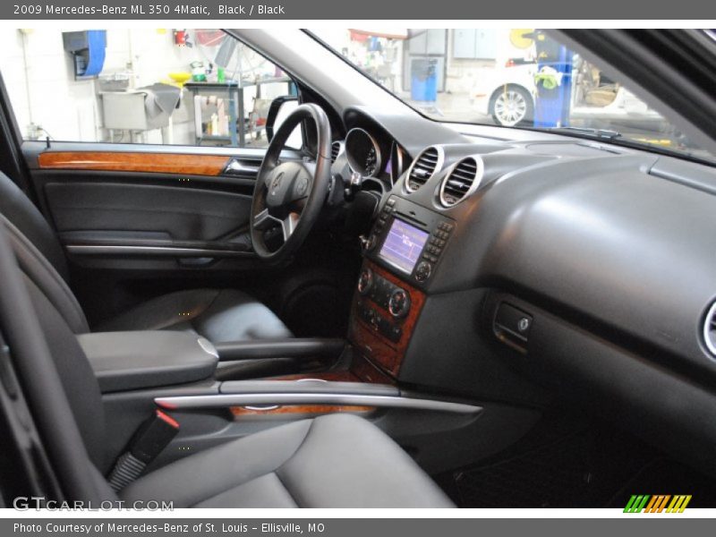 Black / Black 2009 Mercedes-Benz ML 350 4Matic