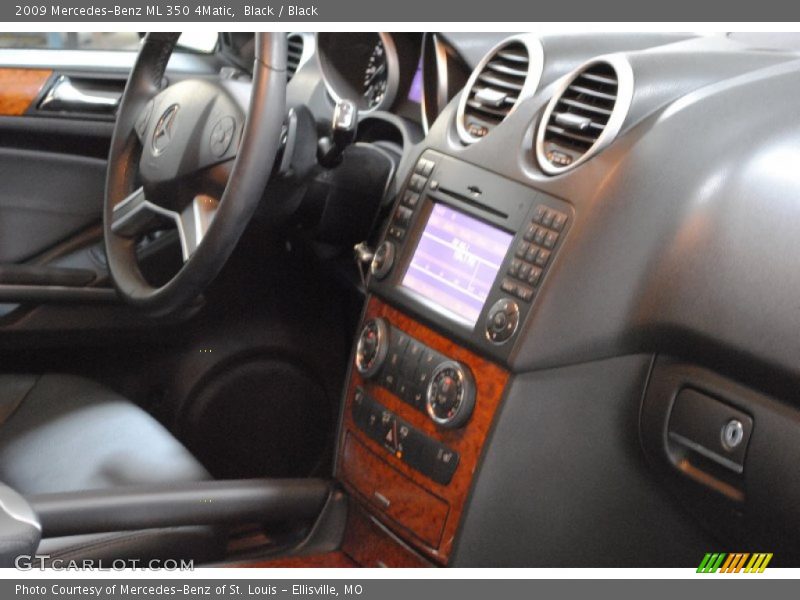 Black / Black 2009 Mercedes-Benz ML 350 4Matic