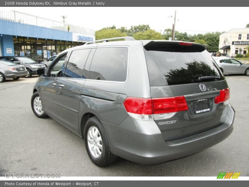Nimbus Gray Metallic / Ivory 2008 Honda Odyssey EX
