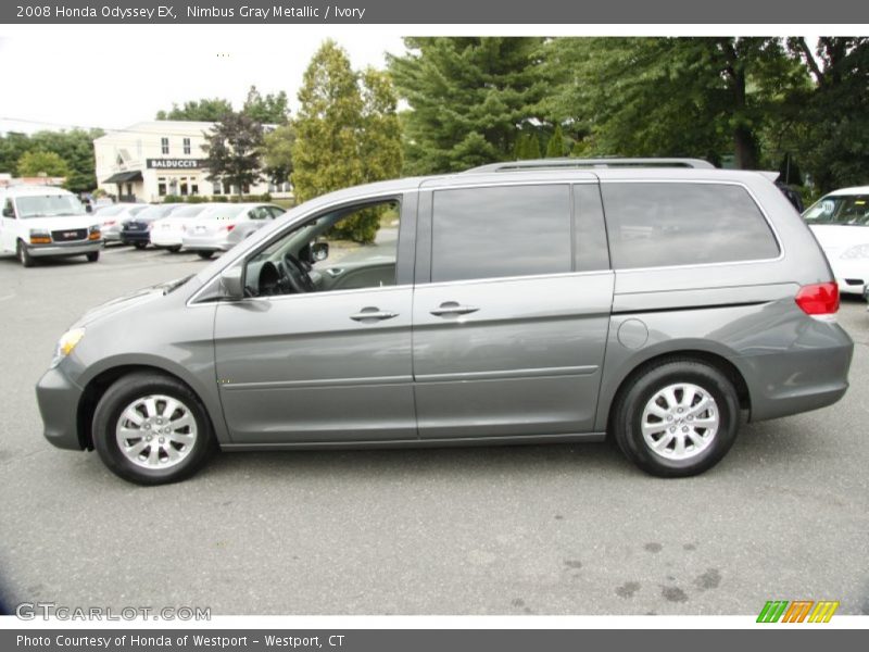 Nimbus Gray Metallic / Ivory 2008 Honda Odyssey EX