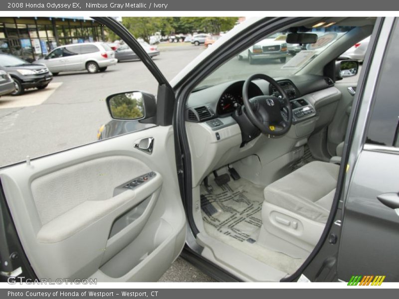 Nimbus Gray Metallic / Ivory 2008 Honda Odyssey EX