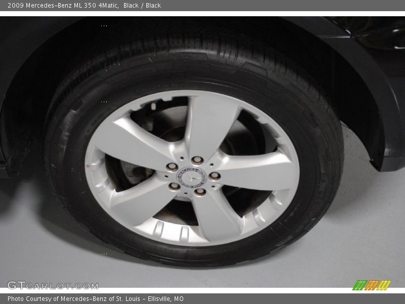 Black / Black 2009 Mercedes-Benz ML 350 4Matic