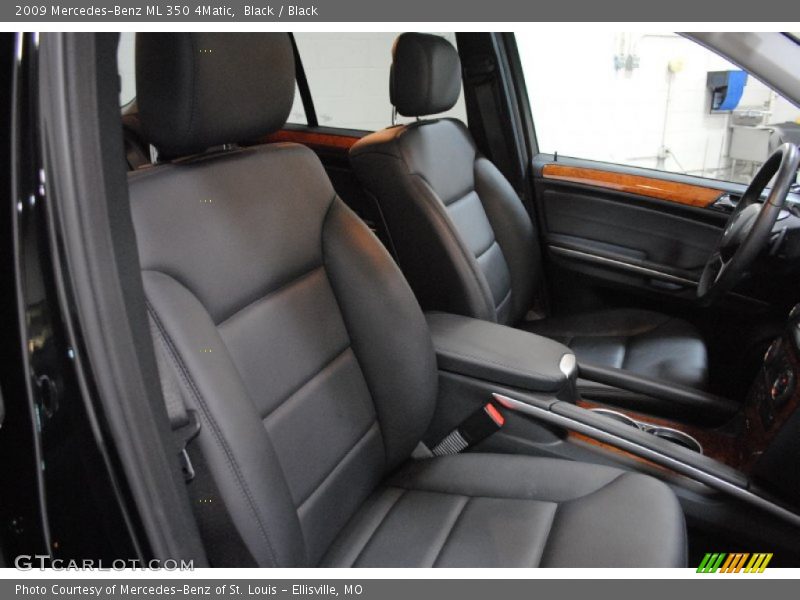 Black / Black 2009 Mercedes-Benz ML 350 4Matic