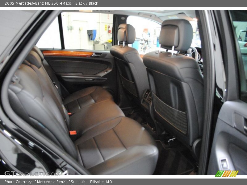 Black / Black 2009 Mercedes-Benz ML 350 4Matic