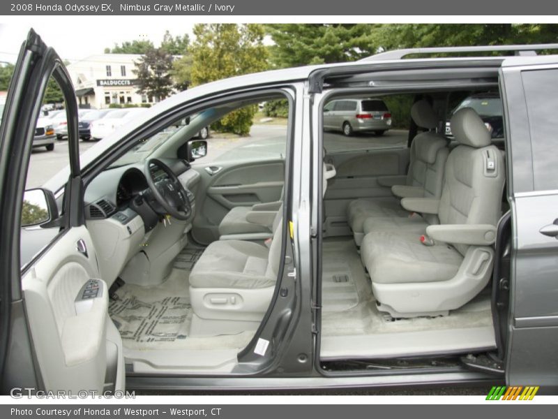 Nimbus Gray Metallic / Ivory 2008 Honda Odyssey EX