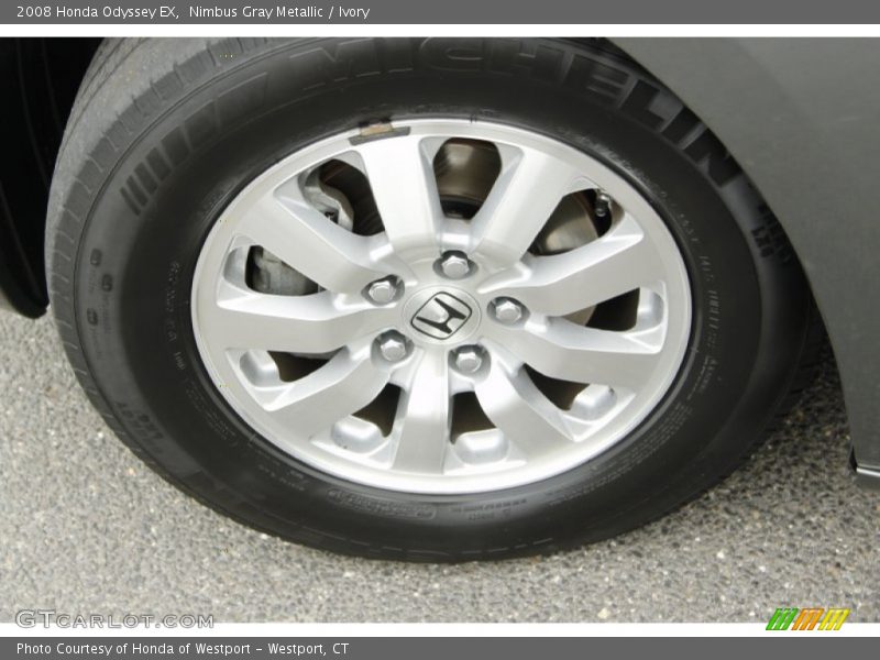 Nimbus Gray Metallic / Ivory 2008 Honda Odyssey EX