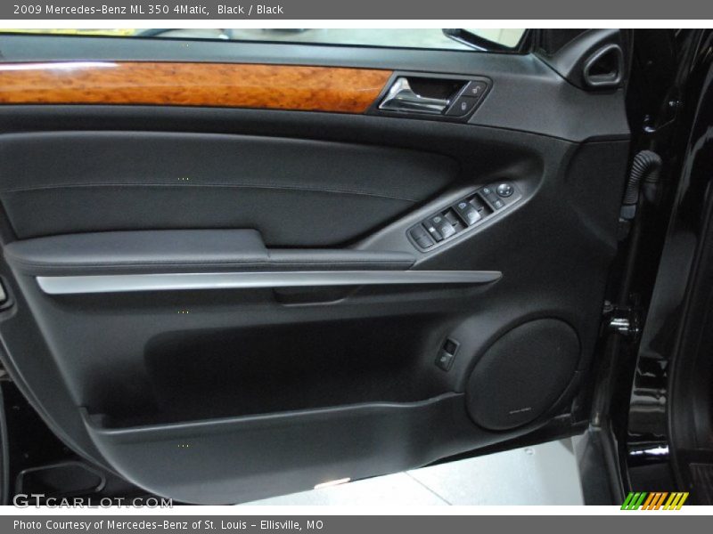 Black / Black 2009 Mercedes-Benz ML 350 4Matic