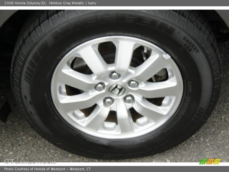 Nimbus Gray Metallic / Ivory 2008 Honda Odyssey EX