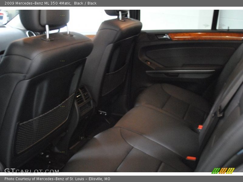 Black / Black 2009 Mercedes-Benz ML 350 4Matic