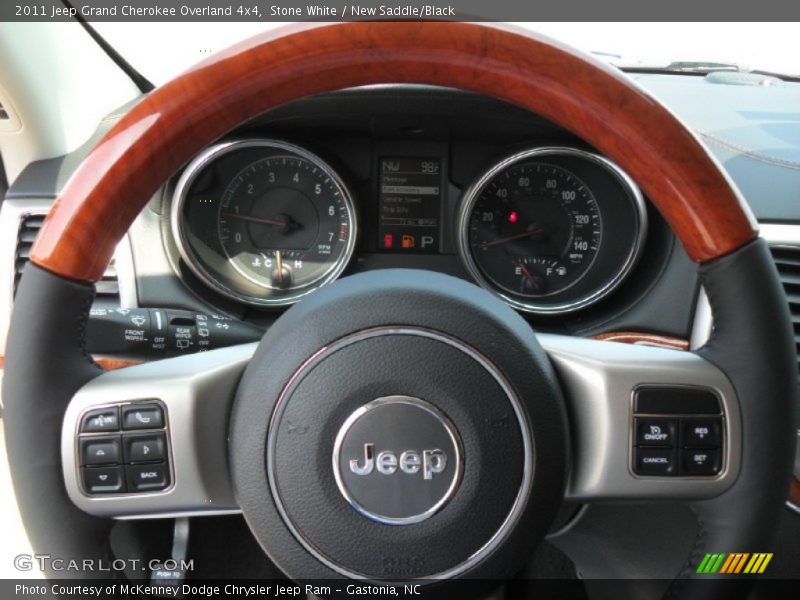 2011 Grand Cherokee Overland 4x4 Steering Wheel