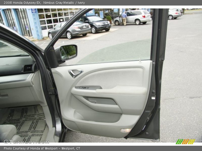 Nimbus Gray Metallic / Ivory 2008 Honda Odyssey EX