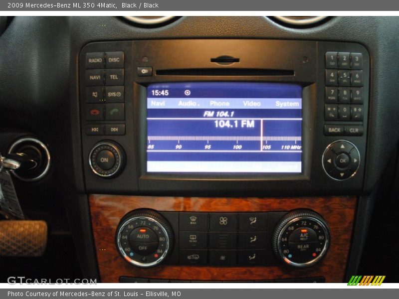 Black / Black 2009 Mercedes-Benz ML 350 4Matic