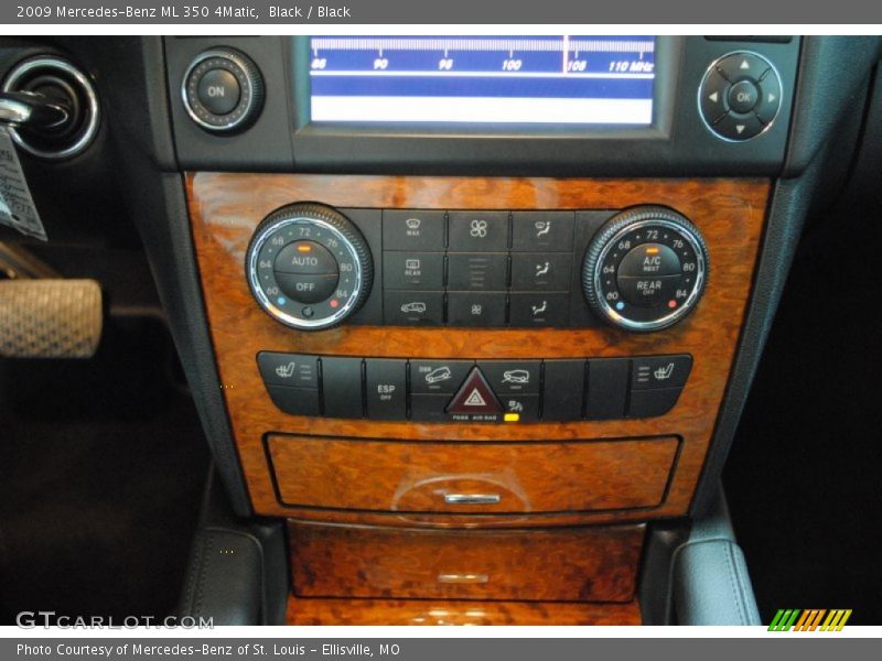 Black / Black 2009 Mercedes-Benz ML 350 4Matic