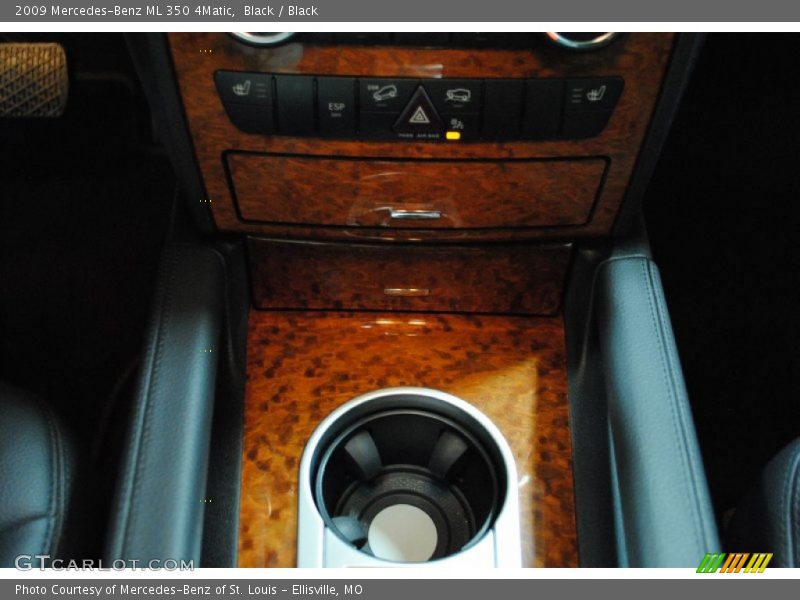Black / Black 2009 Mercedes-Benz ML 350 4Matic