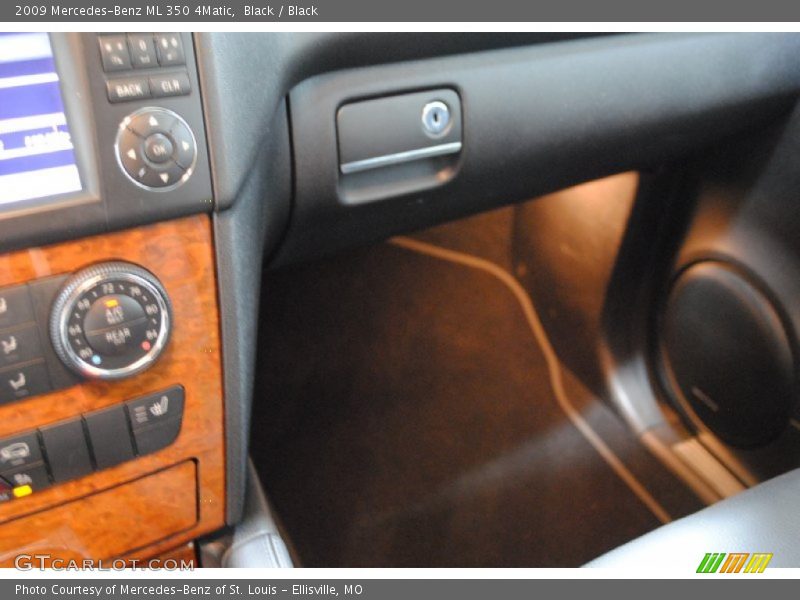 Black / Black 2009 Mercedes-Benz ML 350 4Matic