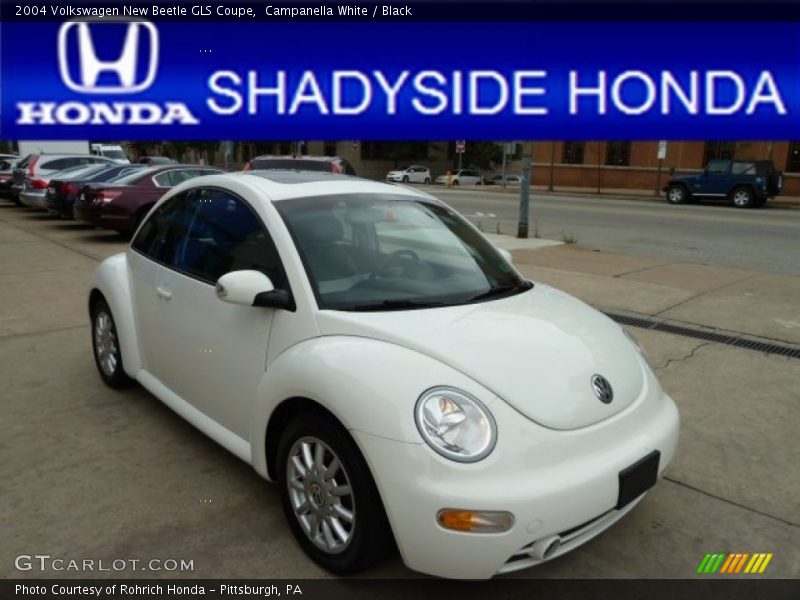 Campanella White / Black 2004 Volkswagen New Beetle GLS Coupe