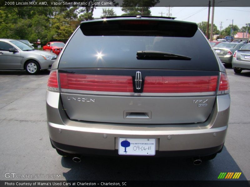 Vapor Silver Metallic / Light Camel 2008 Lincoln MKX AWD