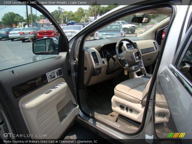 Vapor Silver Metallic / Light Camel 2008 Lincoln MKX AWD