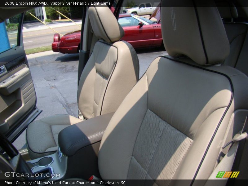 Vapor Silver Metallic / Light Camel 2008 Lincoln MKX AWD