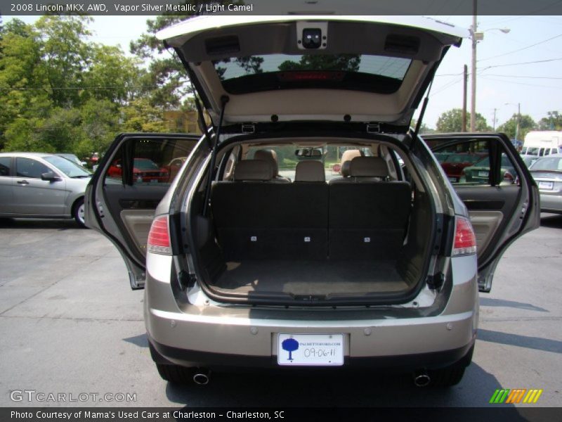 Vapor Silver Metallic / Light Camel 2008 Lincoln MKX AWD