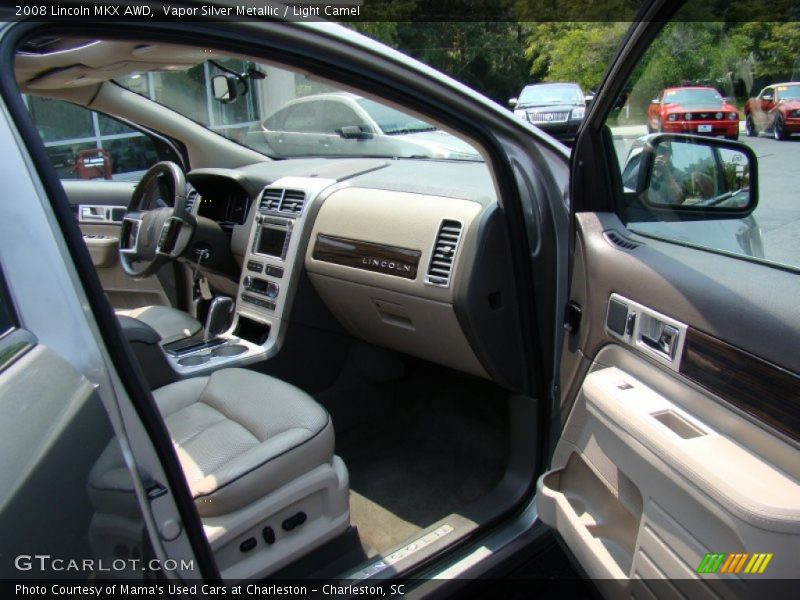 Vapor Silver Metallic / Light Camel 2008 Lincoln MKX AWD