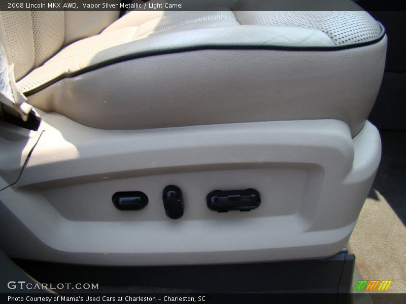 Vapor Silver Metallic / Light Camel 2008 Lincoln MKX AWD