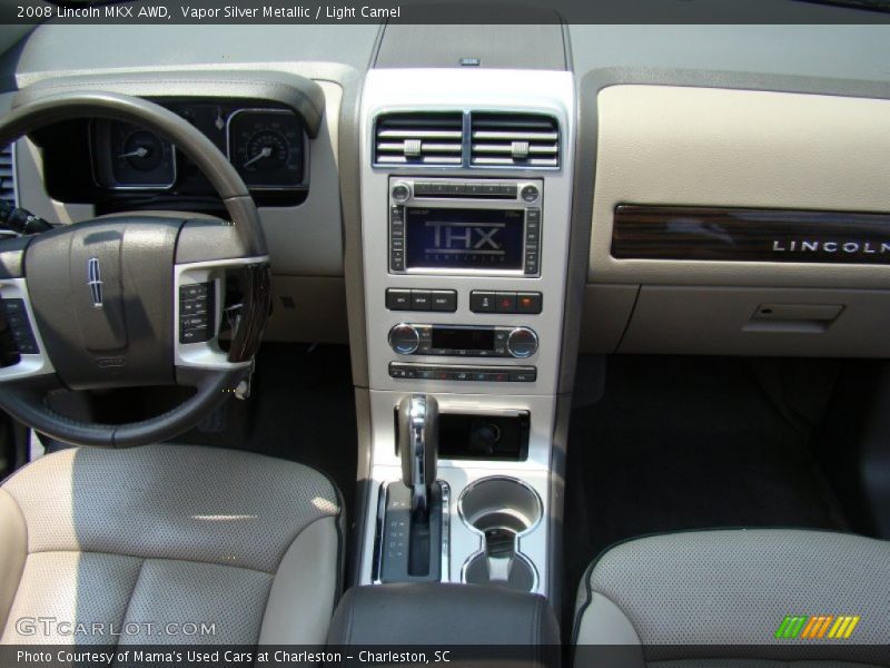 Vapor Silver Metallic / Light Camel 2008 Lincoln MKX AWD