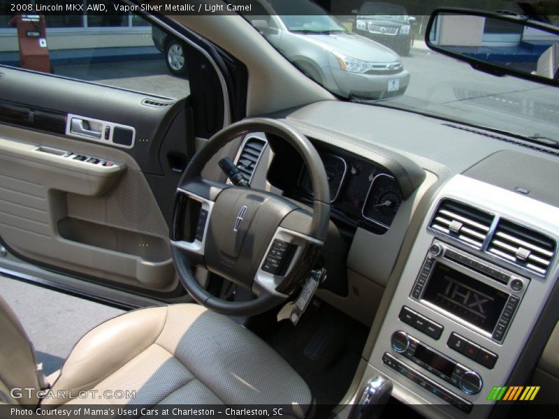 Vapor Silver Metallic / Light Camel 2008 Lincoln MKX AWD