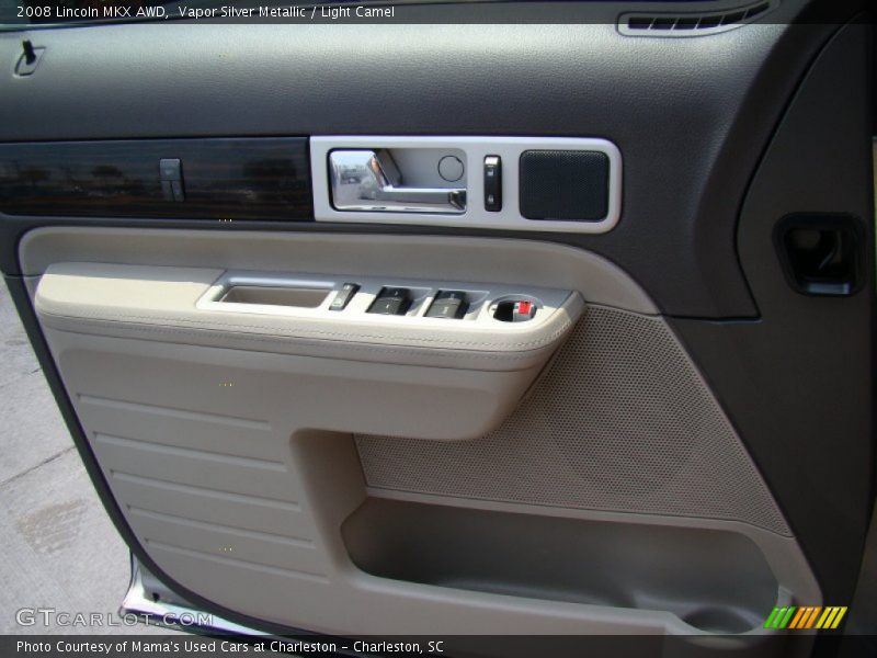 Vapor Silver Metallic / Light Camel 2008 Lincoln MKX AWD