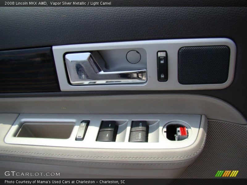 Vapor Silver Metallic / Light Camel 2008 Lincoln MKX AWD