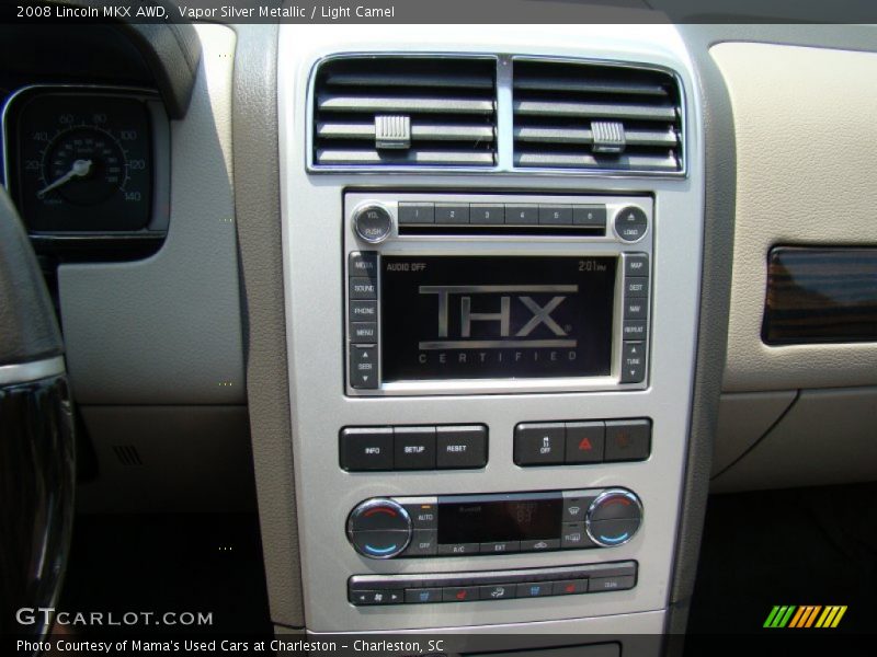 Vapor Silver Metallic / Light Camel 2008 Lincoln MKX AWD