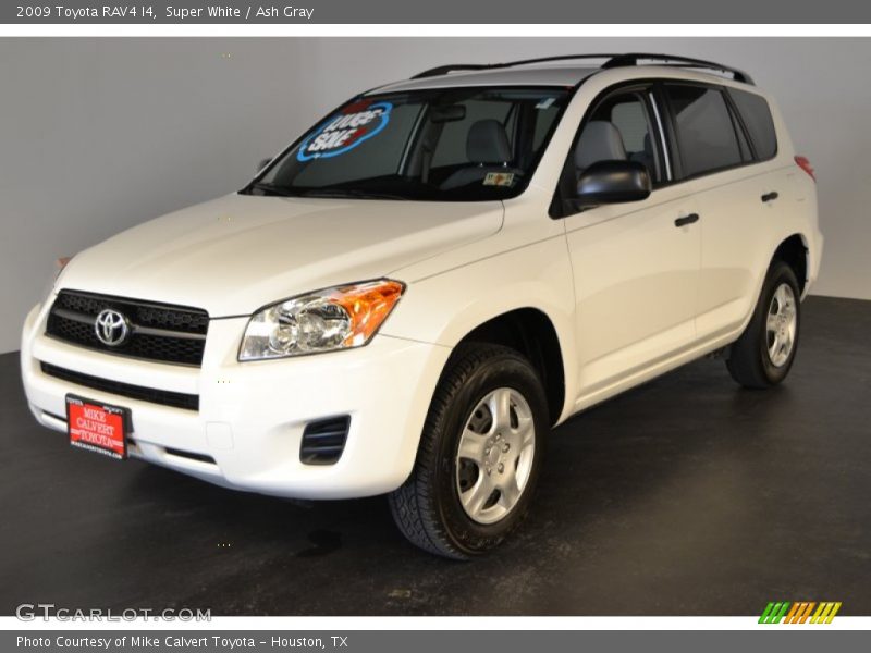 Super White / Ash Gray 2009 Toyota RAV4 I4