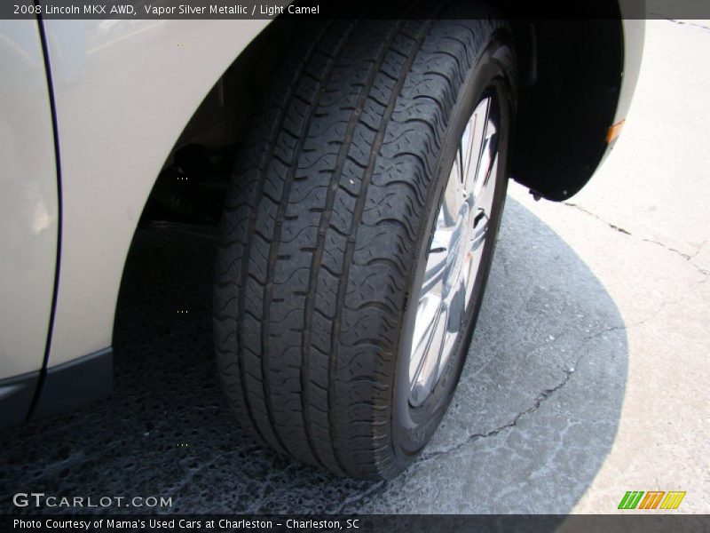 Vapor Silver Metallic / Light Camel 2008 Lincoln MKX AWD