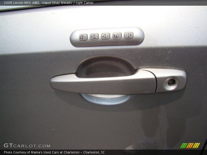 Vapor Silver Metallic / Light Camel 2008 Lincoln MKX AWD