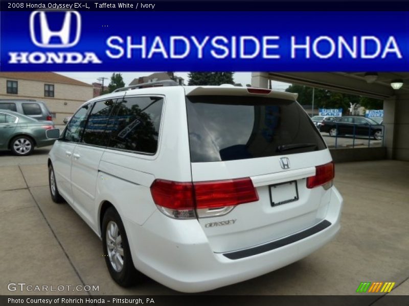 Taffeta White / Ivory 2008 Honda Odyssey EX-L