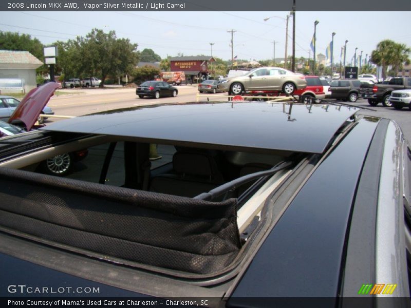 Vapor Silver Metallic / Light Camel 2008 Lincoln MKX AWD