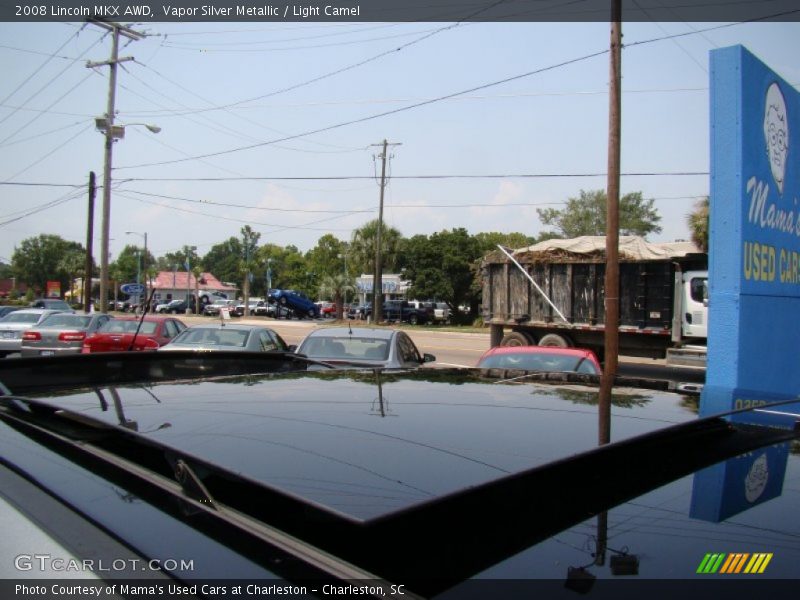 Vapor Silver Metallic / Light Camel 2008 Lincoln MKX AWD