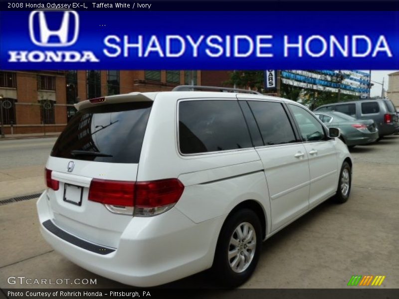Taffeta White / Ivory 2008 Honda Odyssey EX-L