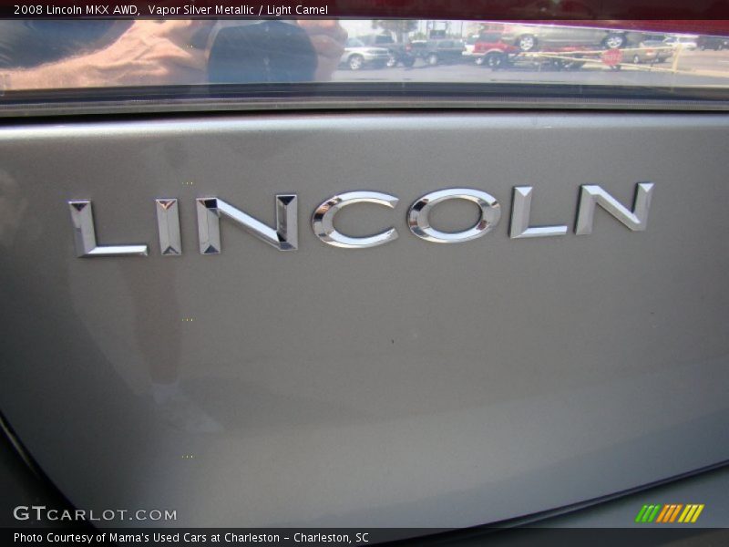 Vapor Silver Metallic / Light Camel 2008 Lincoln MKX AWD