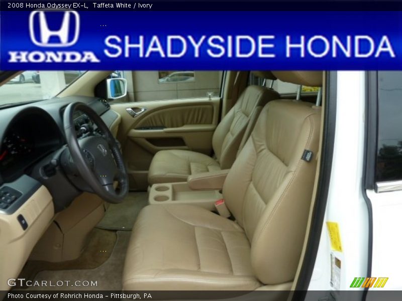 Taffeta White / Ivory 2008 Honda Odyssey EX-L