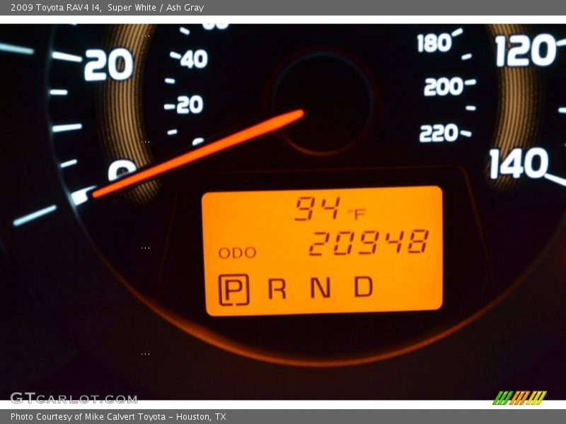 Super White / Ash Gray 2009 Toyota RAV4 I4