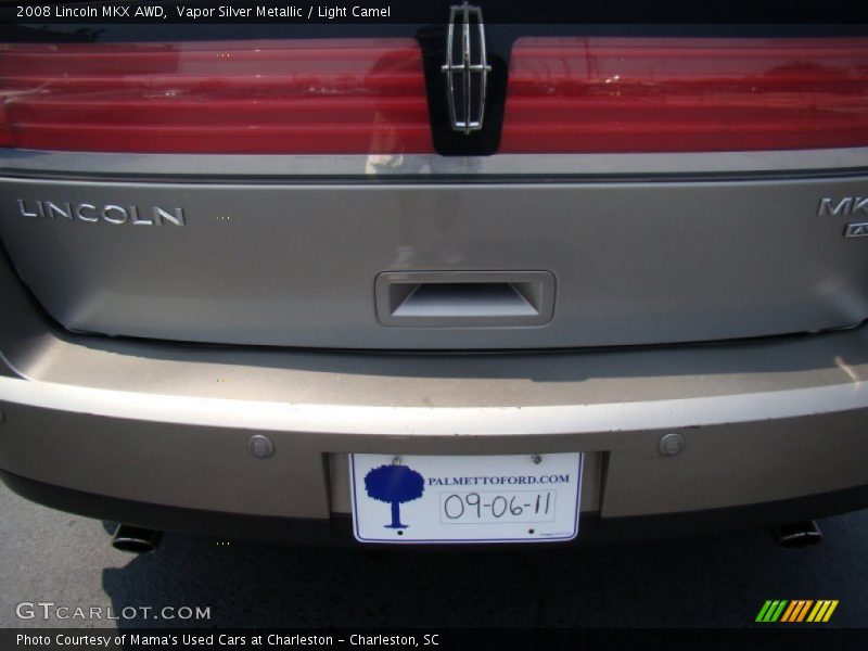 Vapor Silver Metallic / Light Camel 2008 Lincoln MKX AWD