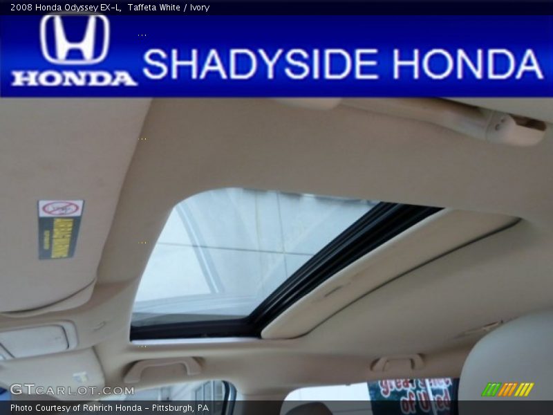 Taffeta White / Ivory 2008 Honda Odyssey EX-L