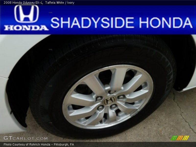 Taffeta White / Ivory 2008 Honda Odyssey EX-L