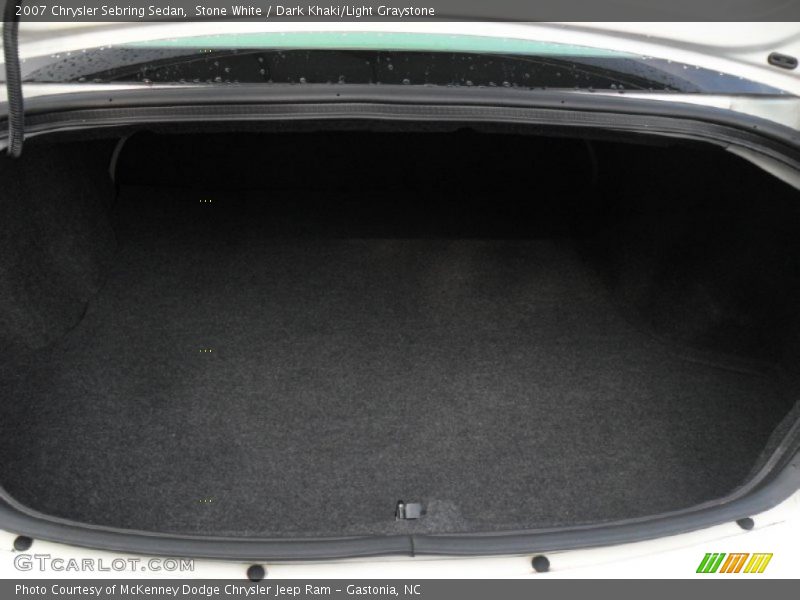 Stone White / Dark Khaki/Light Graystone 2007 Chrysler Sebring Sedan