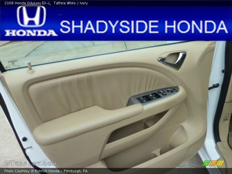 Taffeta White / Ivory 2008 Honda Odyssey EX-L