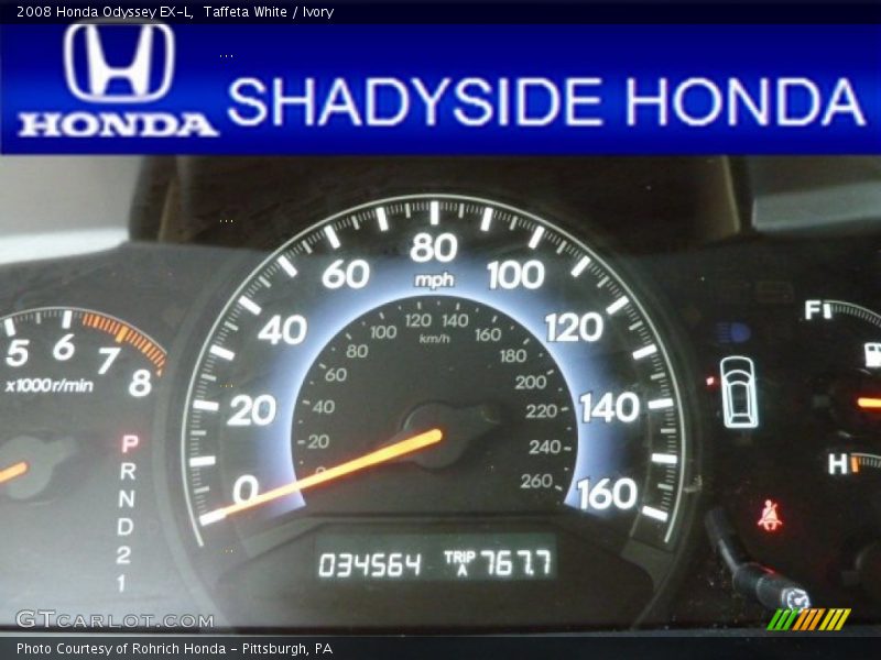 Taffeta White / Ivory 2008 Honda Odyssey EX-L